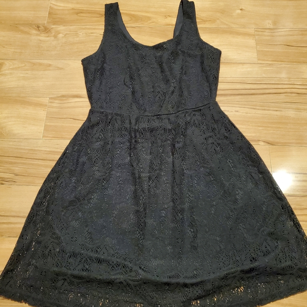 Lace mini dress